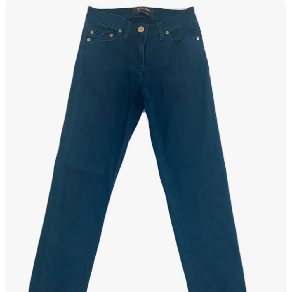 Roberto CAVALLI Stretch Straight leg Blue Jeans NEW AUTHENTIC - MSRP $650!